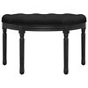 vidaXL Sitzbank Schwarz 81,5x41x49 cm Samt