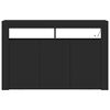 vidaXL Sideboard Schwarz 116 x 30 x 75 cm Holzwerkstoff