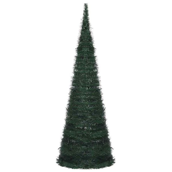 vidaXL Künstlicher Pop-Up-Weihnachtsbaum mit Beleuchtung Grün 180 cm