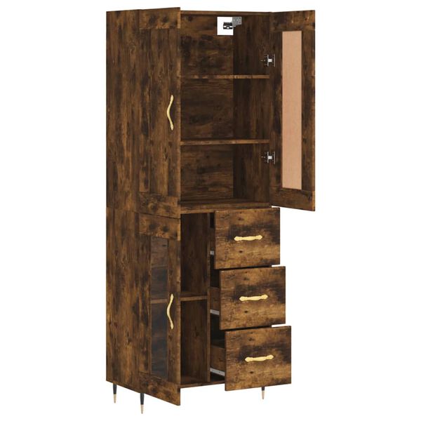 vidaXL Highboard R&auml;uchereiche 69,5x34x180 cm Holzwerkstoff
