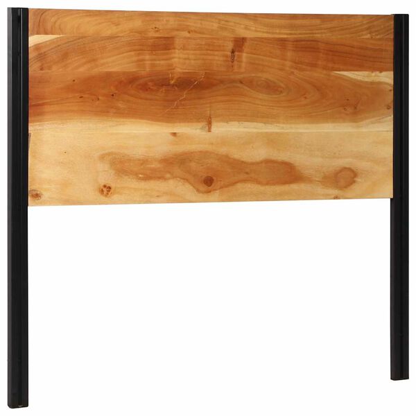 vidaXL Kopfteil 120 cm Massivholz Akazie und Eisen