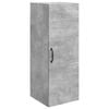 vidaXL Wandschrank Betongrau 33 x 34,5 x 90 cm Holzwerkstoff