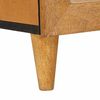 vidaXL Sideboard Hellbraun 60 x 33 x 75 cm massives Mangoholz