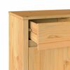 vidaXL Sideboard Drammen Eiche 114 x 43 x 75.5 cm Massivholz Kiefer