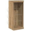 vidaXL LED-Sideboard Artisan-Eiche 41 x 37 x 100 cm Holzwerkstoff