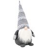 vidaXL Weihnachtswichtel Grau 45 cm Polyester