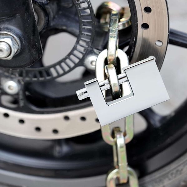 vidaXL Vorh&auml;ngeschloss 6 pcs Silber 8,7 x 1,9 x 5,5 cm Eisen