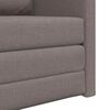 vidaXL Schlafsofa 60cm Taupe Stoff