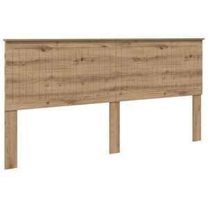 vidaXL Kopfteil Artisan-Eiche Holzwerkstoff