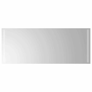 vidaXL LED-Badezimmerspiegel Transparent 100 x 40 cm Geh&auml;rtetes Glas