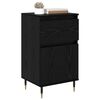 vidaXL Sideboard mit Schubladen Schwarz Eichen-Optik 40 x 35 x 70 cm