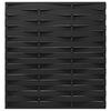 vidaXL Zaunelement WPC 170x180 cm Schwarz