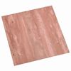 vidaXL Bodenplatten 55 pcs Rot 5,11 m&sup2; PVC