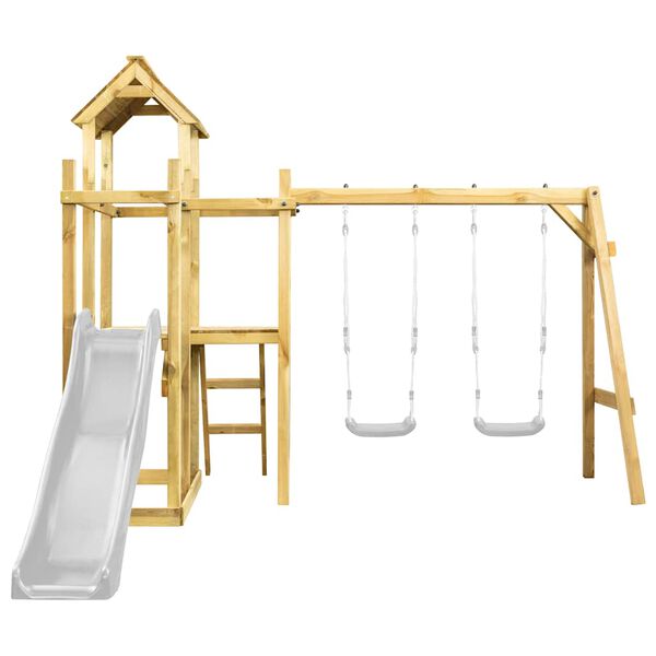 vidaXL Spielturm 285x120x226,5 cm Kiefernholz Impr&auml;gniert