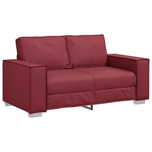 vidaXL Sofa Weinrot 160 x 80 x 84 cm Stoff