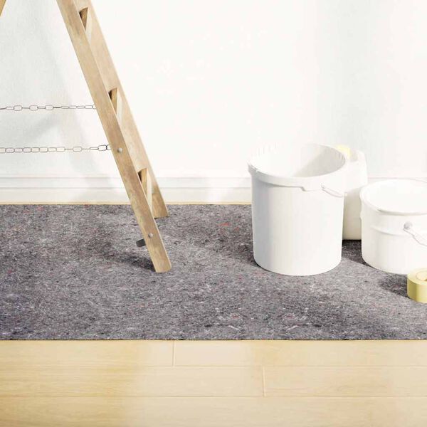 vidaXL Rutschfestes Malervlies 25 m 280 g/m&sup2; Grau