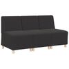 vidaXL Modulares Armfreies Sofa 3 pcs Dunkelgrau 55 x 74 x 82 cm