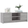 vidaXL TV-Schrank Grau Sonoma 102x30x37,5 cm Holzwerkstoff