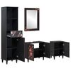 vidaXL Badezimmerschrank-Set mit Schubladen 4 pcs Massivholz Mango