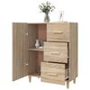 vidaXL Sideboard Sonoma-Eiche 69,5x34x90 cm Holzwerkstoff