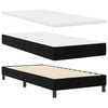 vidaXL Boxspringbett mit Matratze Schwarz 100 x 200 cm Samt