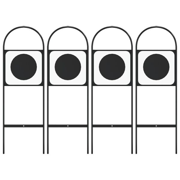 vidaXL Dressur-Marker 4 Stk. Stahl