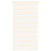 vidaXL Doppelrollo Marmorbeige 70x100 cm Stoffbreite 65,9 cm Polyester