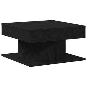vidaXL Couchtisch Schwarz Eichen-Optik 57 x 57 x 30 cm Holzwerkstoff