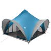 vidaXL Tipi Zelt 6.0 Personen Blau Polyester und Stahl