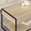 vidaXL Couchtisch Sonoma 80 x 50 x 40 cm Holzwerkstoff