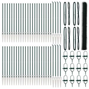 vidaXL Zaunpfosten Gr&uuml;n