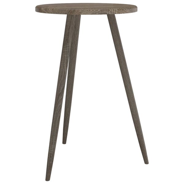 vidaXL Bistrotisch Grau &Oslash;50x76 cm MDF und Eisen