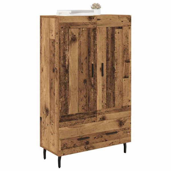 vidaXL Highboard Altholz 69,5 x 31 x 115 cm Holzwerkstoff