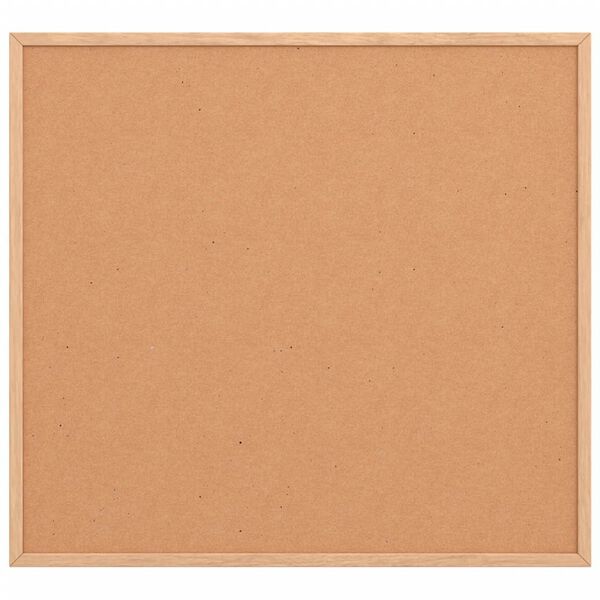 vidaXL Korktafel mit Rahmen aus massivem Kiefernholz 60 x 55 cm