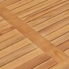 vidaXL Gartentisch 90,5x55,5x30,5 cm Massivholz Teak