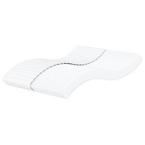 vidaXL Schaumstoffmatratze Wei&szlig; 180x210 cm H&auml;rtegrad H2 H3