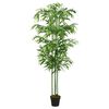 vidaXL Bambusbaum K&uuml;nstlich 864 Bl&auml;tter 180 cm Gr&uuml;n