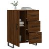 vidaXL Sideboard Braun Eichen-Optik 69,5x34x90 cm Holzwerkstoff