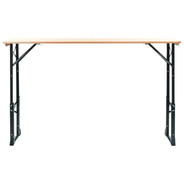 vidaXL Biertisch Klappbar 169x50x75/105 cm Kiefernholz