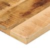vidaXL Tischplatte 90x40x2,5 cm Rechteckig Raues Massivholz Mango