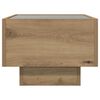 vidaXL Couchtisch Artisan-Eiche 40 x 40 x 30 cm Holzwerkstoff