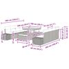 vidaXL Gartensofa-set mit Kissen 11 pcs Beige Poly-Rattan