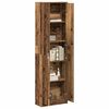 vidaXL Kleiderschrank mit Regal Altholz 55 x 25 x 189 cm Holzwerkstoff