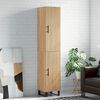 vidaXL Highboard Sonoma-Eiche 34,5x34x180 cm Holzwerkstoff
