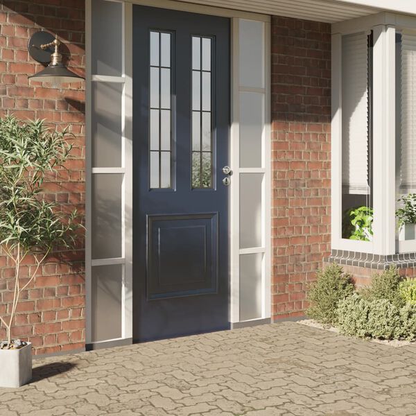 vidaXL Fensterfolien Matt Grau PVC