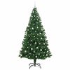 vidaXL K&uuml;nstlicher Weihnachtsbaum mit 300 LEDs mit St&auml;nder Gr&uuml;n 240 cm