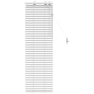 vidaXL Venezianische Jalousie Wei&szlig; 45 x 130 cm 35 mm
