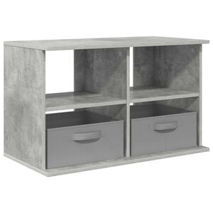 vidaXL TV-St&auml;nder mit Schubladen Beton Grau 79 x 40 x 48 cm