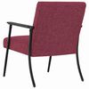 vidaXL Sessel Weinrot 59 x 75 x 78 cm Stoff