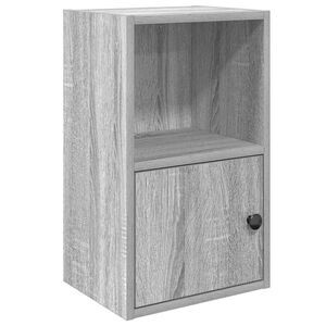 vidaXL B&uuml;cherregal Grau Sonoma 31x24x52 cm Holzwerkstoff